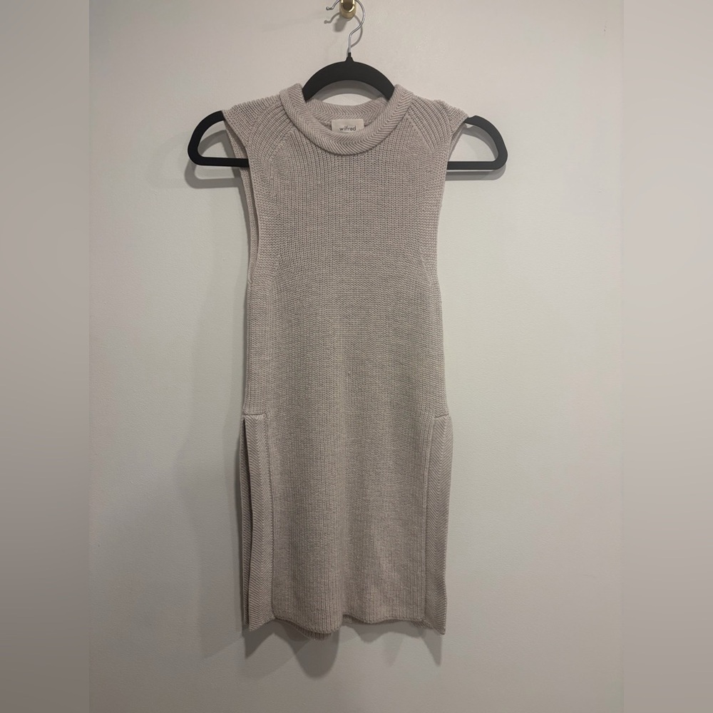Wilfred Palmier Italian Wool Tunic Sweater – XXS - Picture 2 of 8